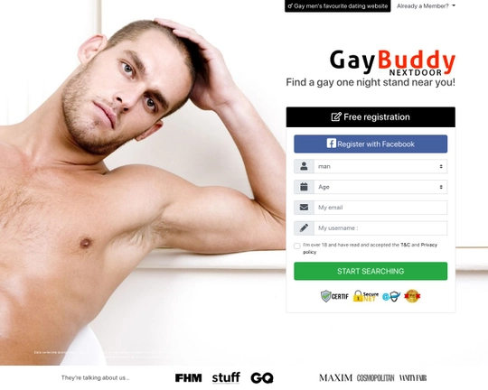 Gay Buddy Nextdoor Logo